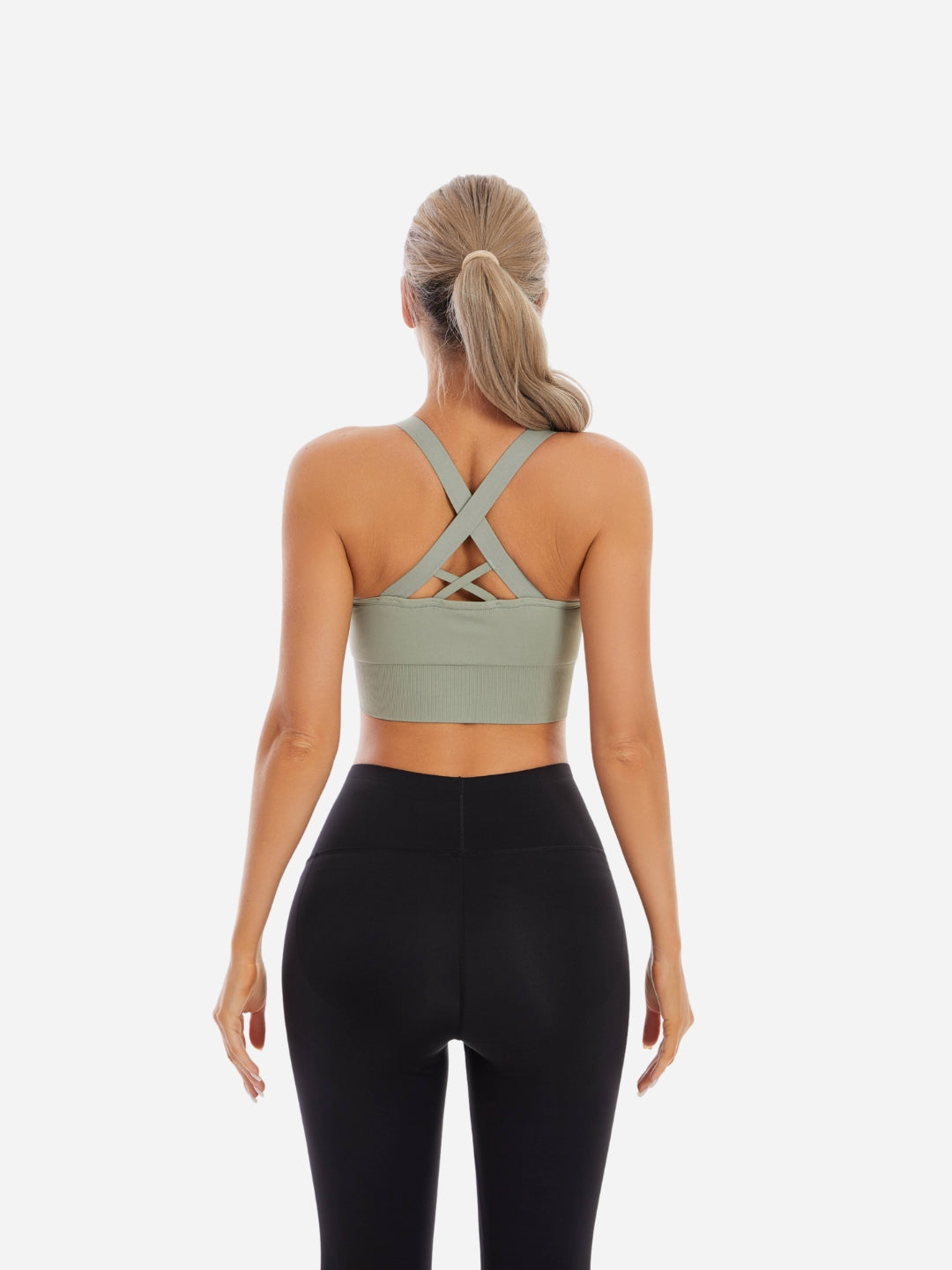 Women’s Front Zipper Padded Sports Bra For Yoga, Running, Workout, Pack - 1