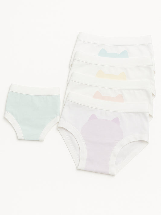 No Show Seamless Hipster Panties for Womens, Combo Pack - 5 Pcs, Multicolor