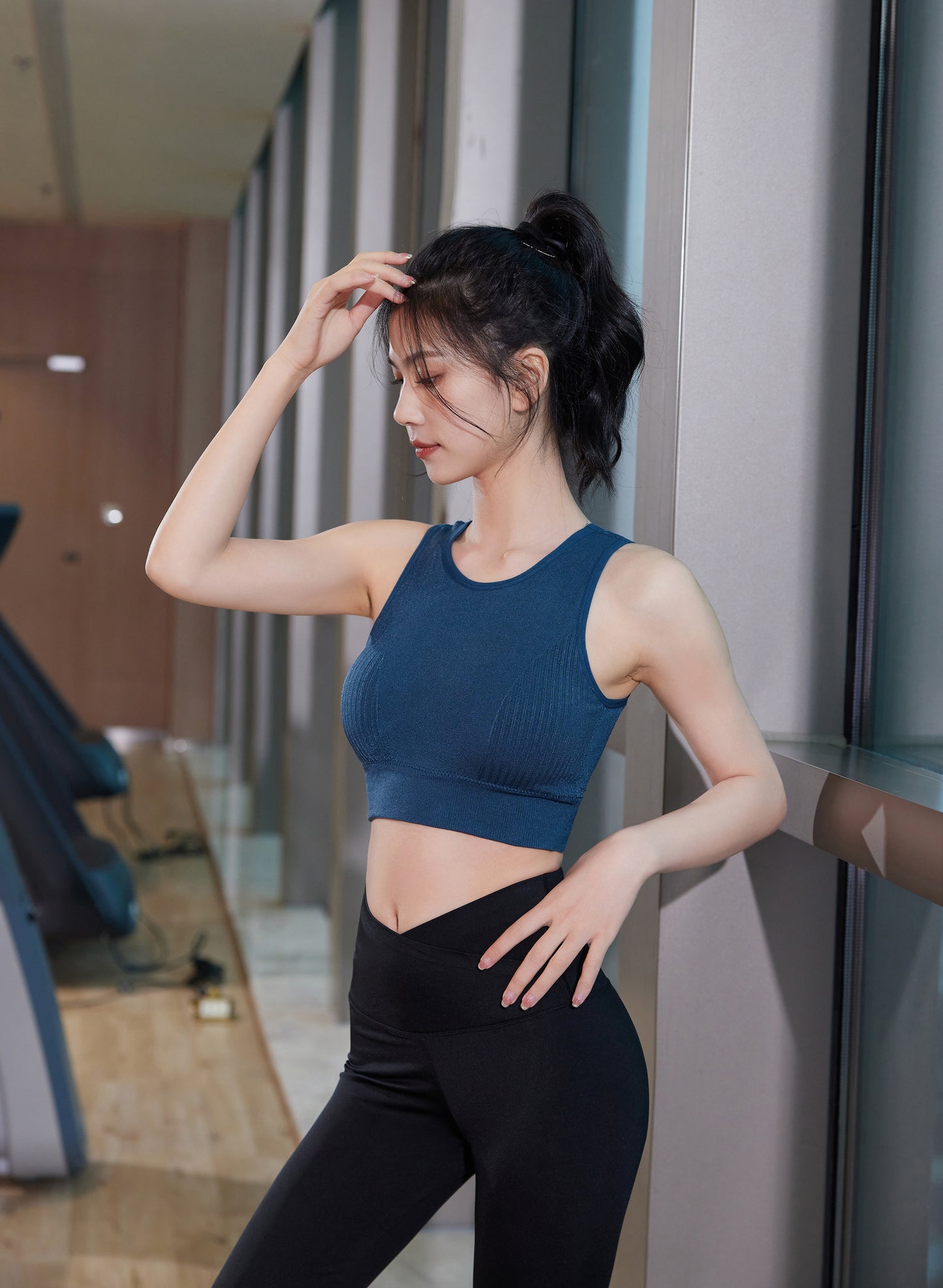 Yoga And Gym Sport Bra For Womens And Girls - Pack Of -1, Navy Blue