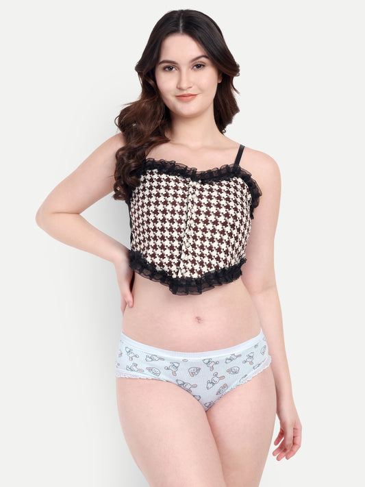 Multicolor Cotton Panty for Young Girls, Pack - 5