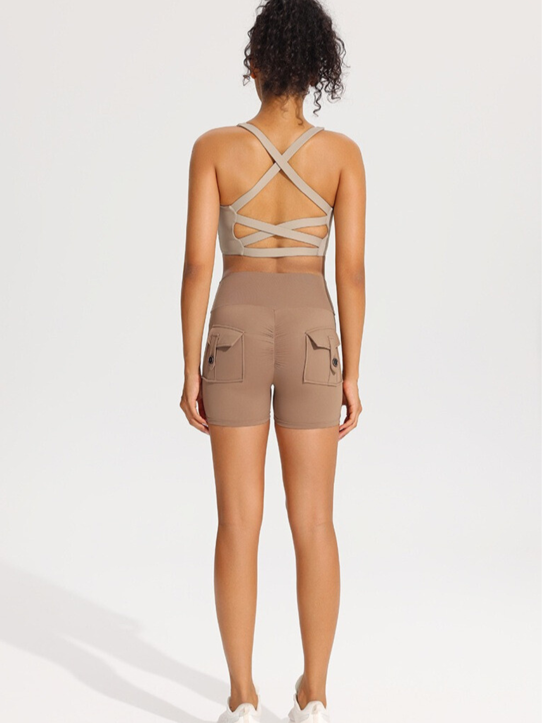 New Style Multi Way Comfort Sports Wear Bra - Pack Of - 1, Khaki color