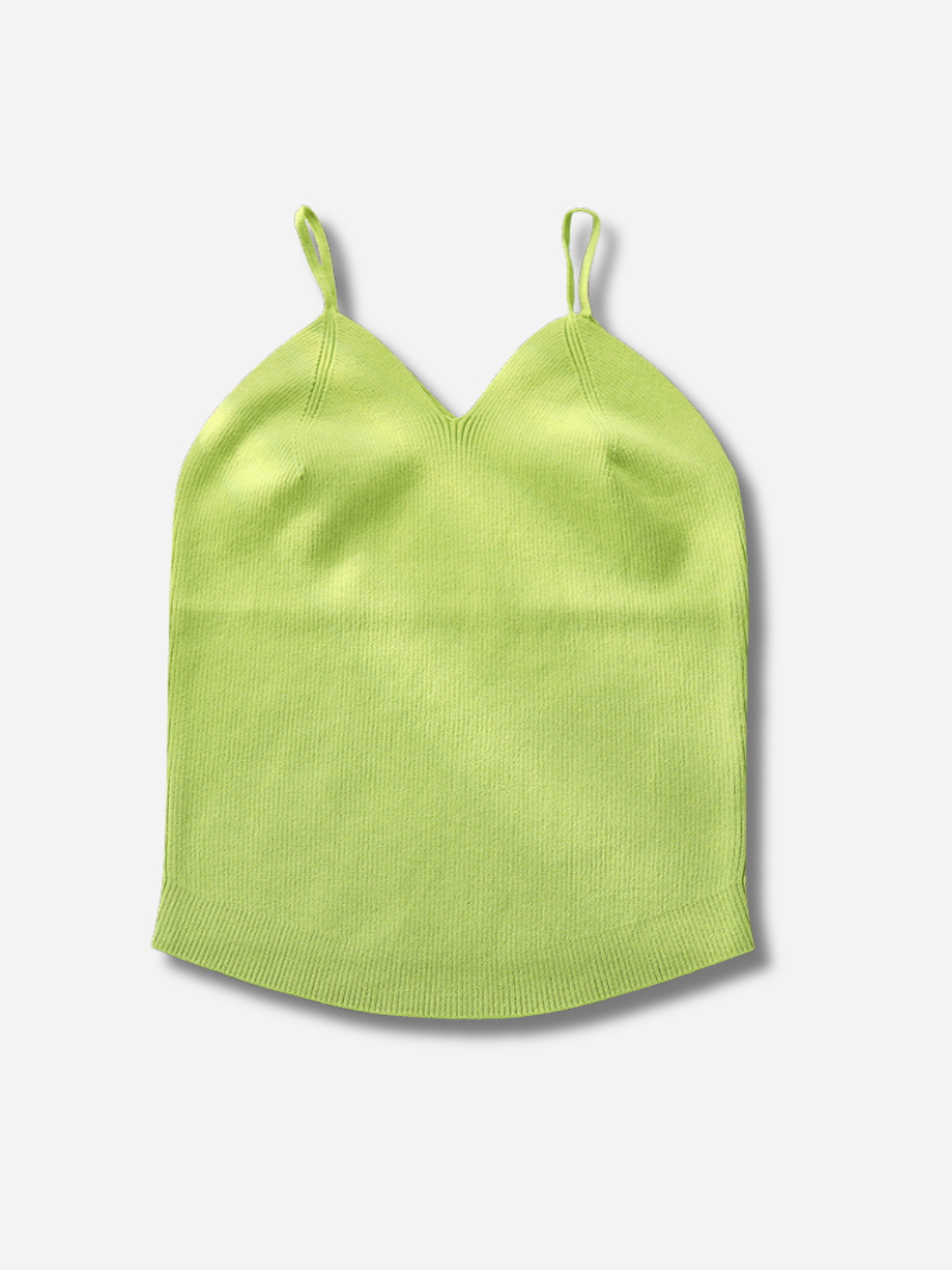 Parrot Green Tank Tops For Women And Girls Made In Woolen Cotton - Pack Of 1