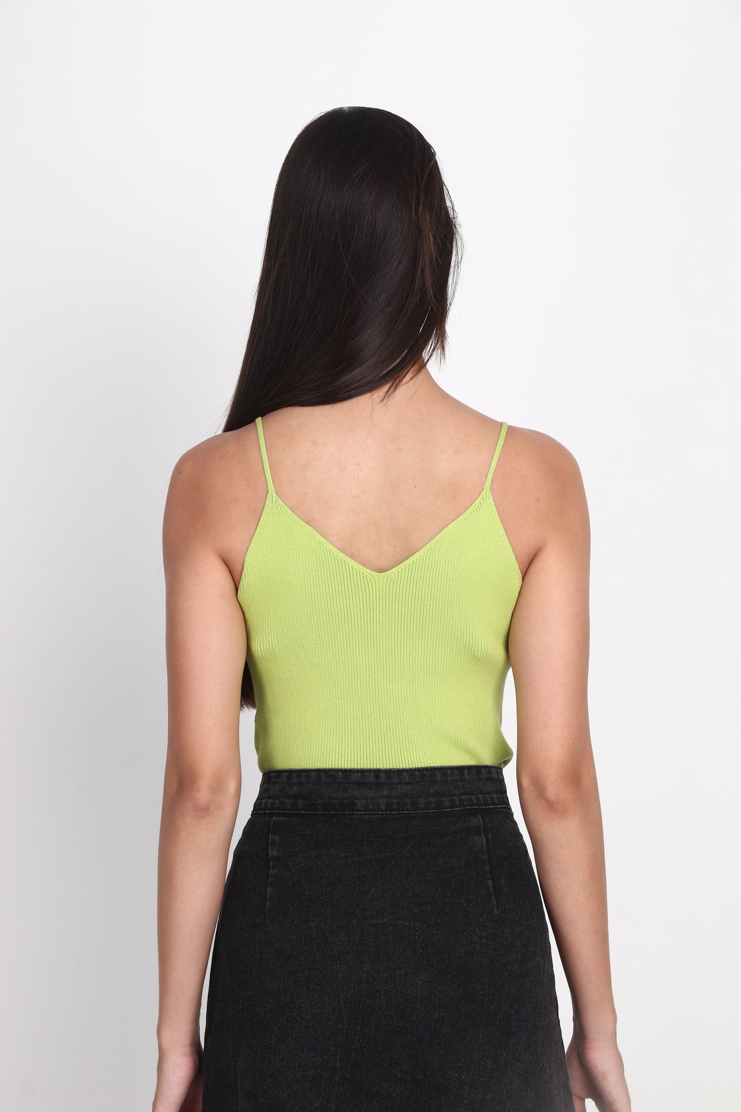 Parrot Green Tank Tops For Women And Girls Made In Woolen Cotton - Pack Of 1