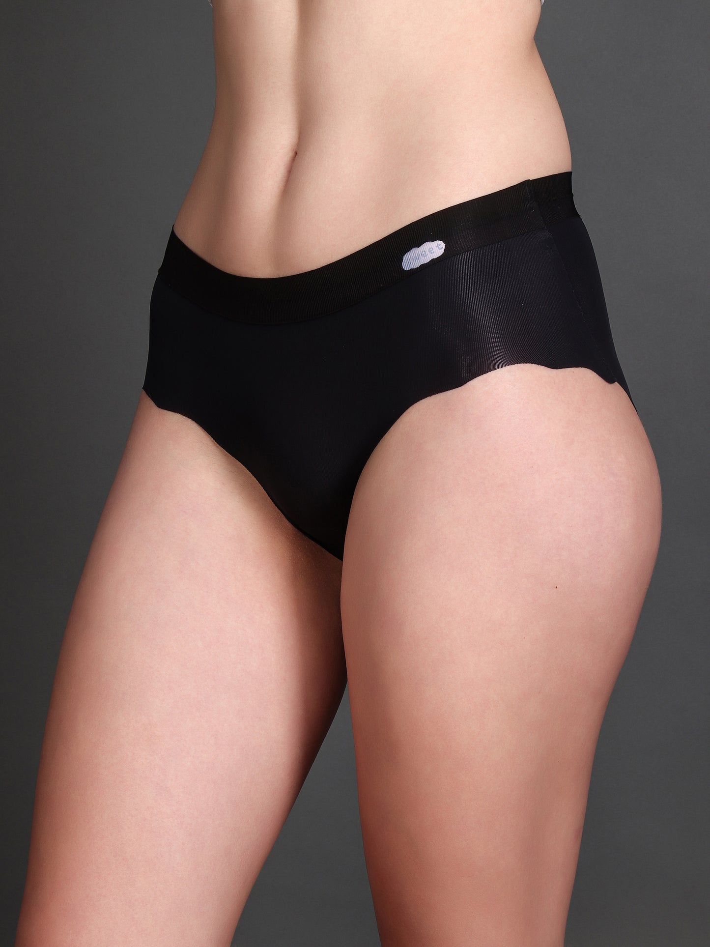 Black Seamless Panty For Womens And Girls, Pack Of 3