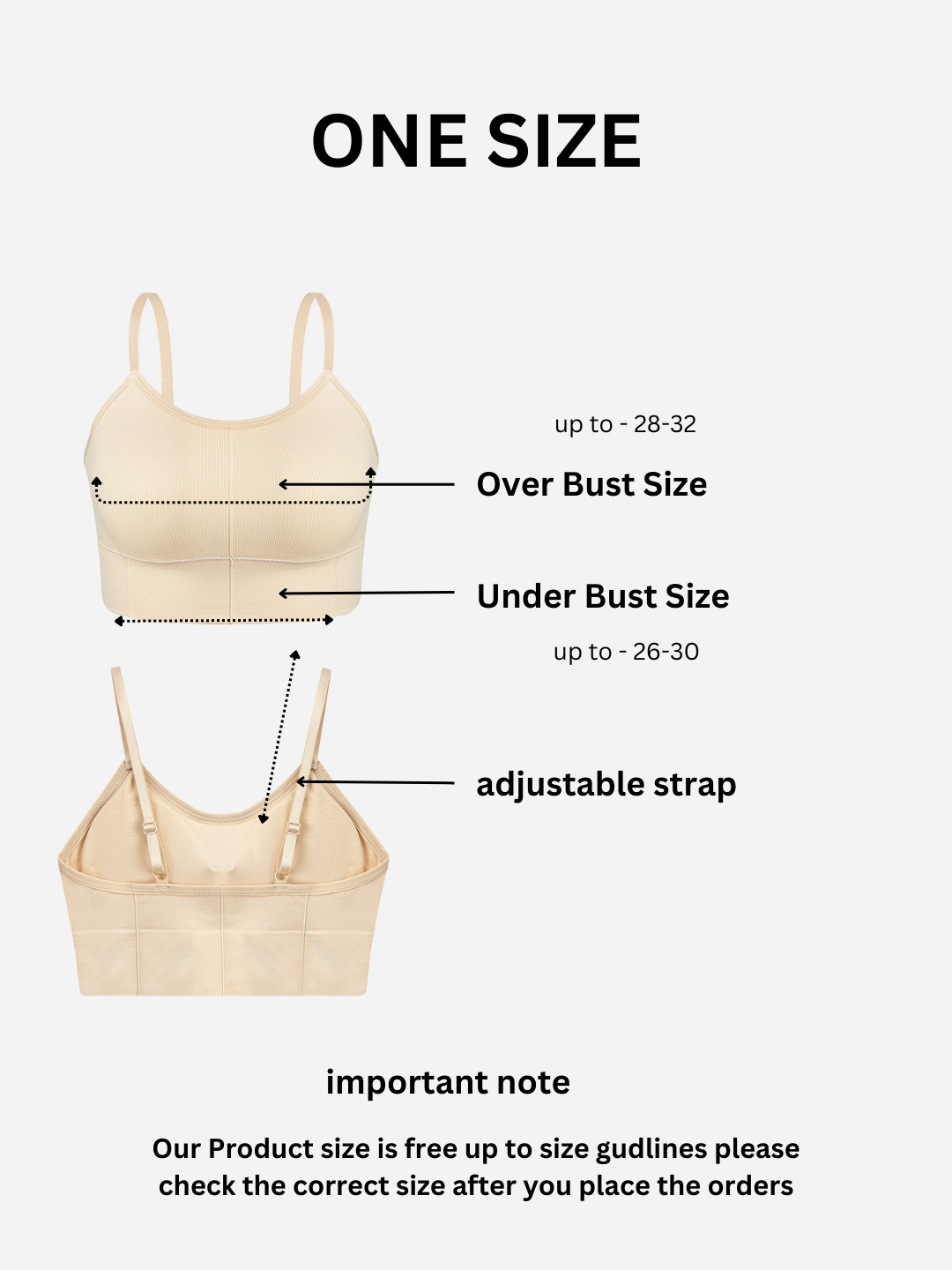 Womens Bralettes Cami Crop Top Wire Free Sports Bra, White, Pack 1