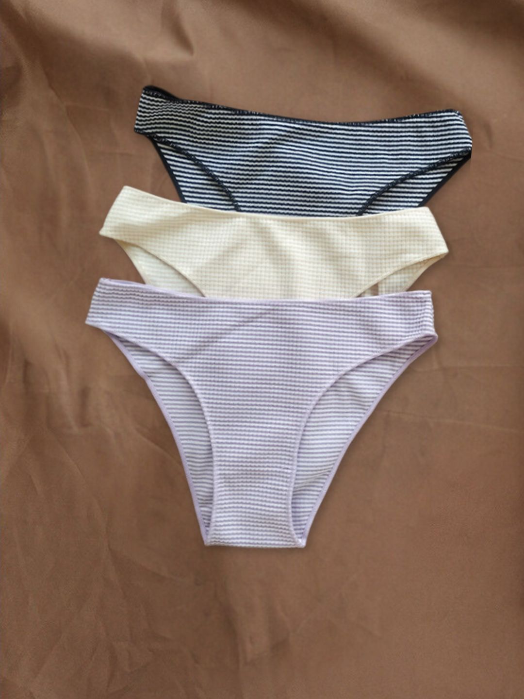 Bikini Style Low Rise Tanga Underwear for Womens - Pack of 3