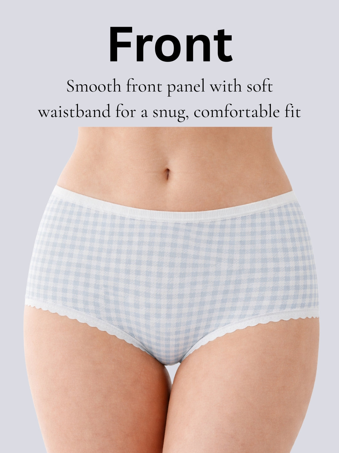 Tom & Gee Womens Cotton Boyshort Panty Full Coverage High Waist Soft Stretchable, Pack of 3