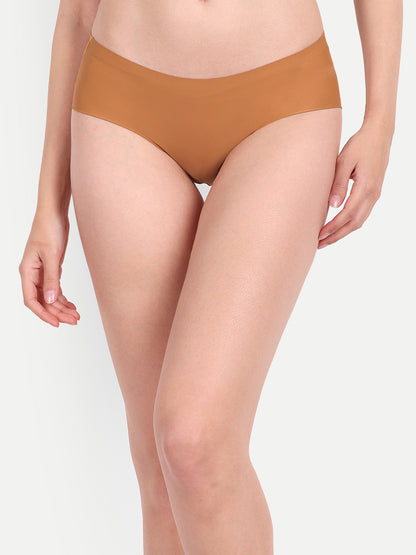 Seamless Panties Under Side Safety Period Pads, Orange