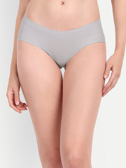 Seamless Panties Under Side Safety Period Pads, Gray