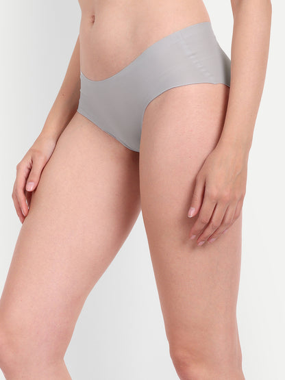 Seamless Panties Under Side Safety Period Pads, Gray