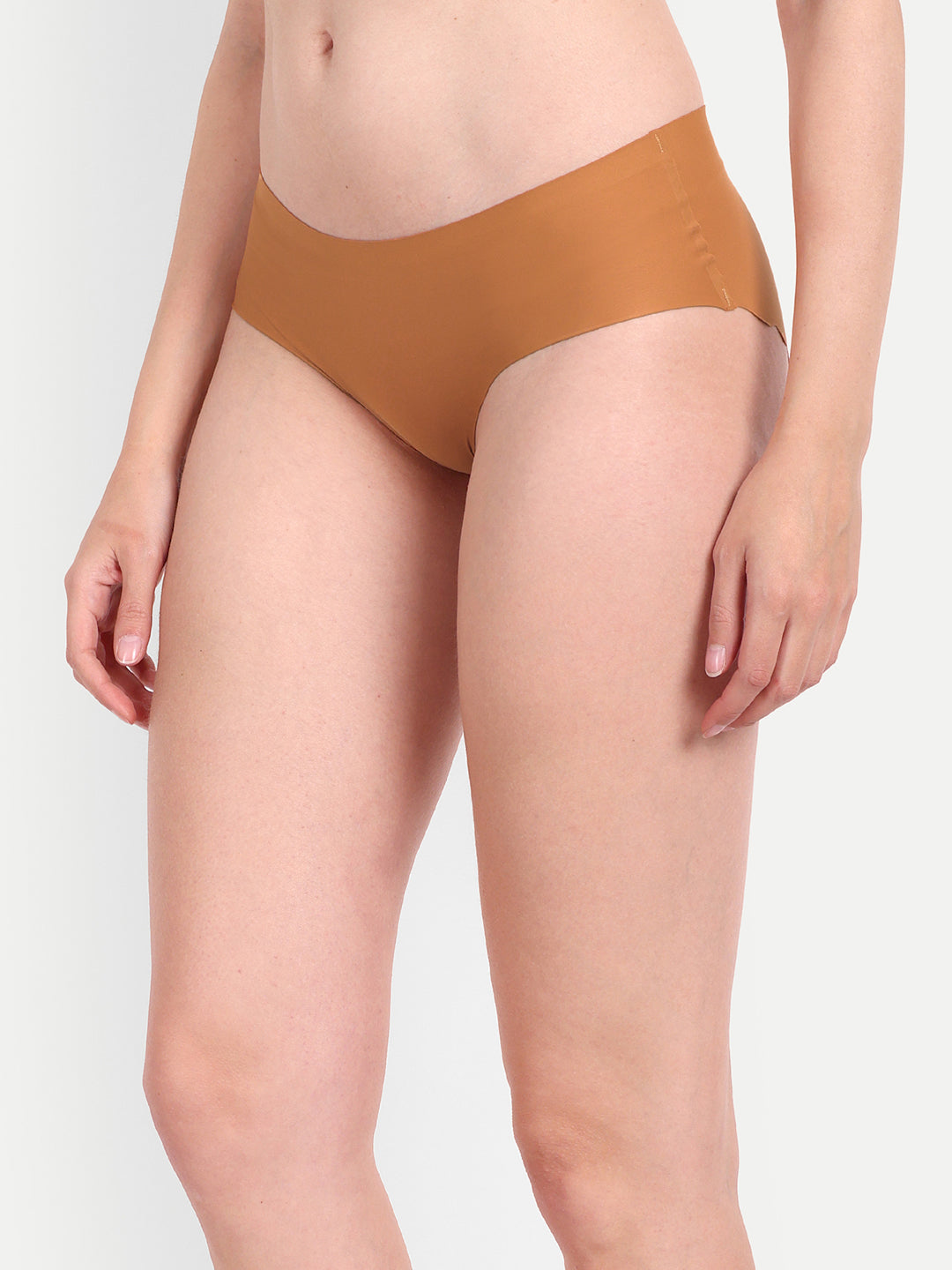 Seamless Panties Under Side Safety Period Pads, Orange