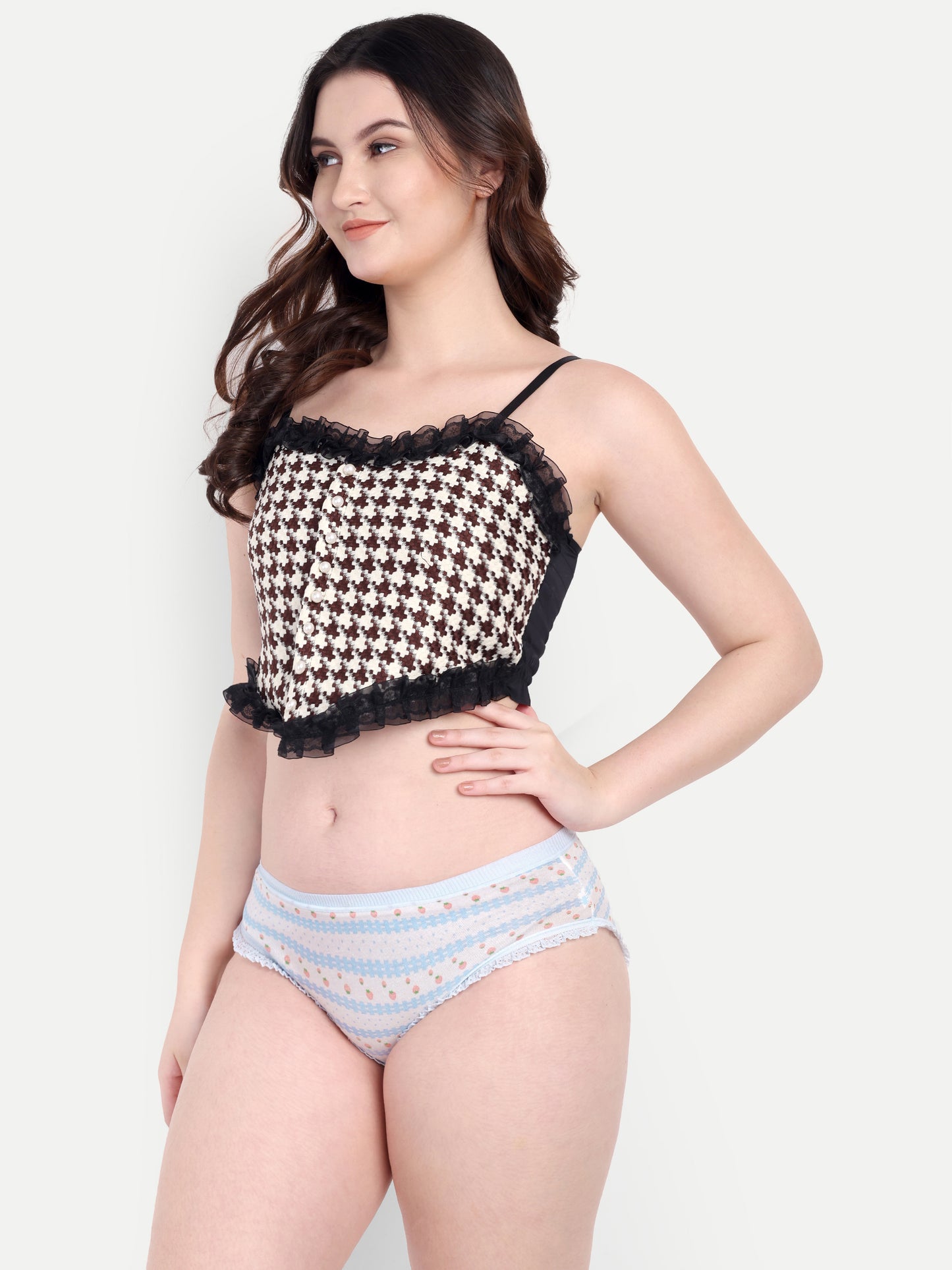 Multicolor Cotton Panty for Young Girls, Pack - 5