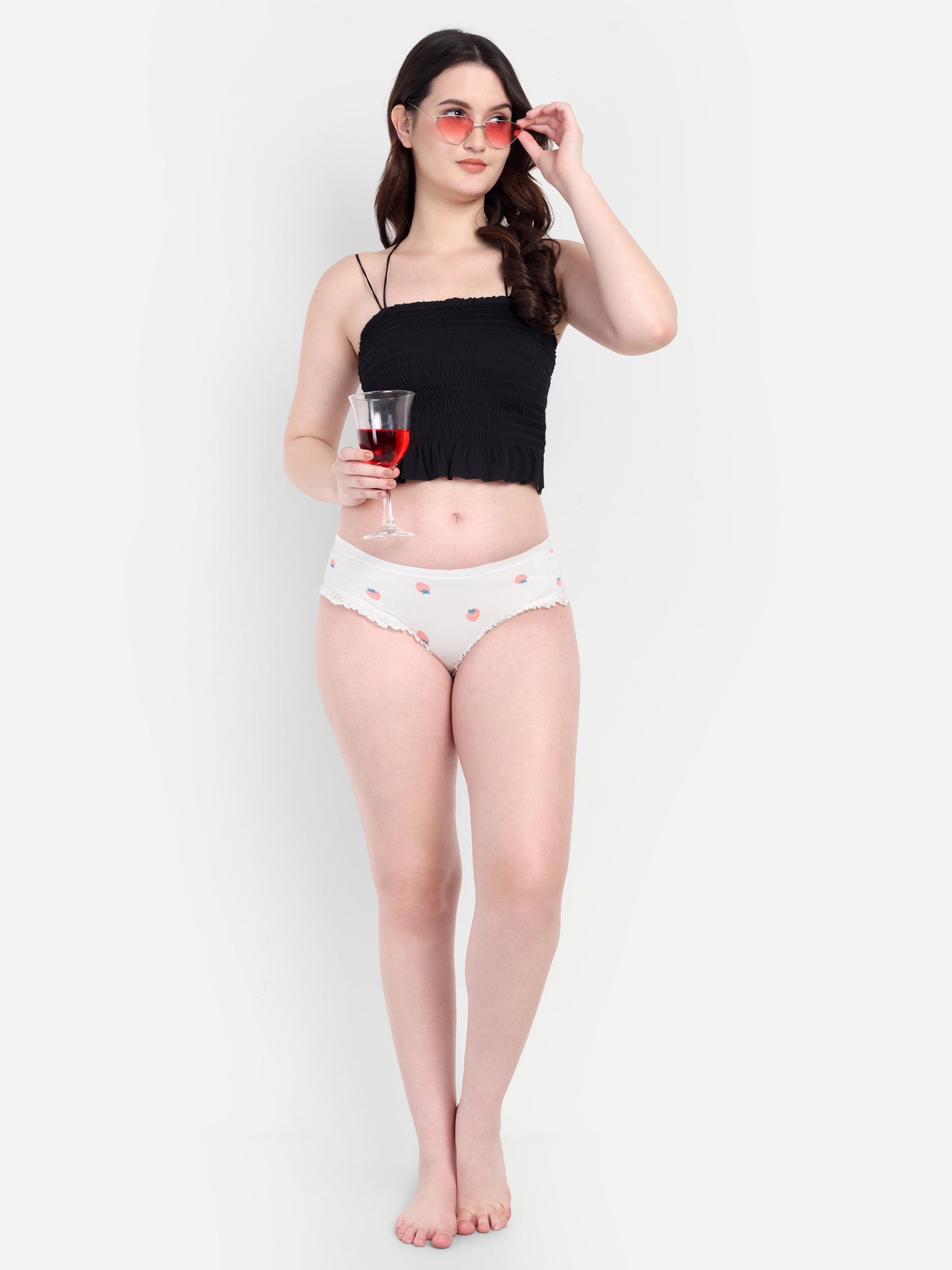 Multicolor Cotton Panty for Young Girls, Pack - 5