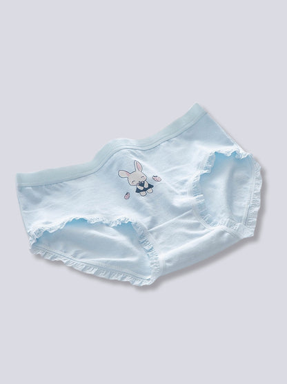 Multicolor Cotton Panty for Young Girls, Pack - 5