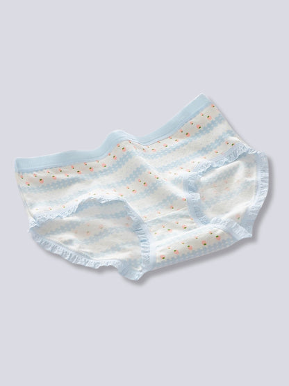 Multicolor Cotton Panty for Young Girls, Pack - 5
