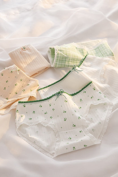 Women’s Cotton Mid-Rise Printed Hipster Panties, Pack Of 5, Multicolor